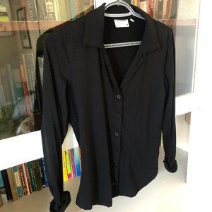 BNWOT Classic Frank and Oak Black Button Up
